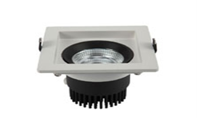 LED 9W 3寸方形深孔 COB 嵌燈 開(kāi)孔95x95mm黃光白光中性光